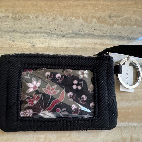 NWT Vera Bradley Black Purse Coin Pouch - Picture 2 of 4